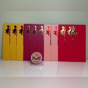 10pcs Lunar New Year 2026 Hongbao – Fu for Happiness and Good Luck - New